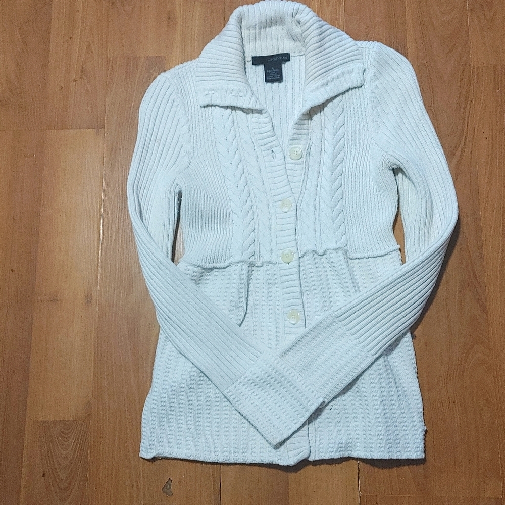 Calvin Klein Jeans knit cardigan.